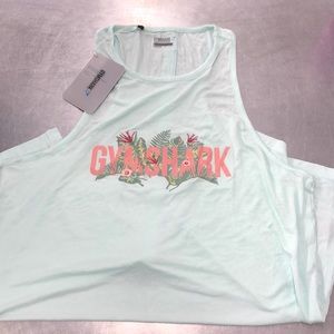 Gymshark embroidered tank (relaxed graphic vest)